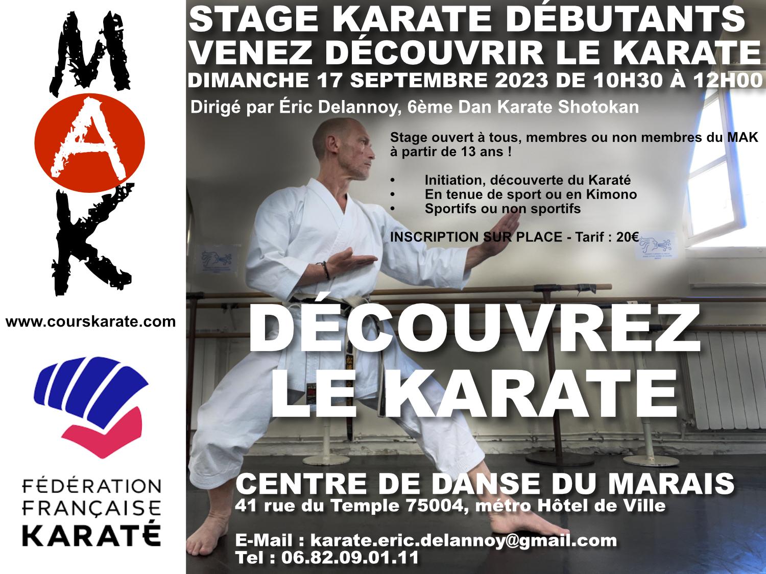 Karate dÃ©butants